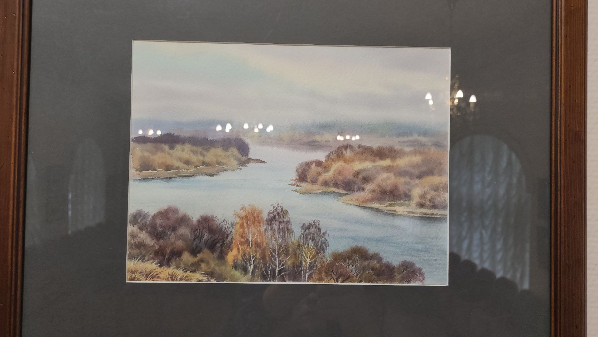 кашира, художественная выставка, краеведческий музей, картины, акварель , ока, пейзаж,