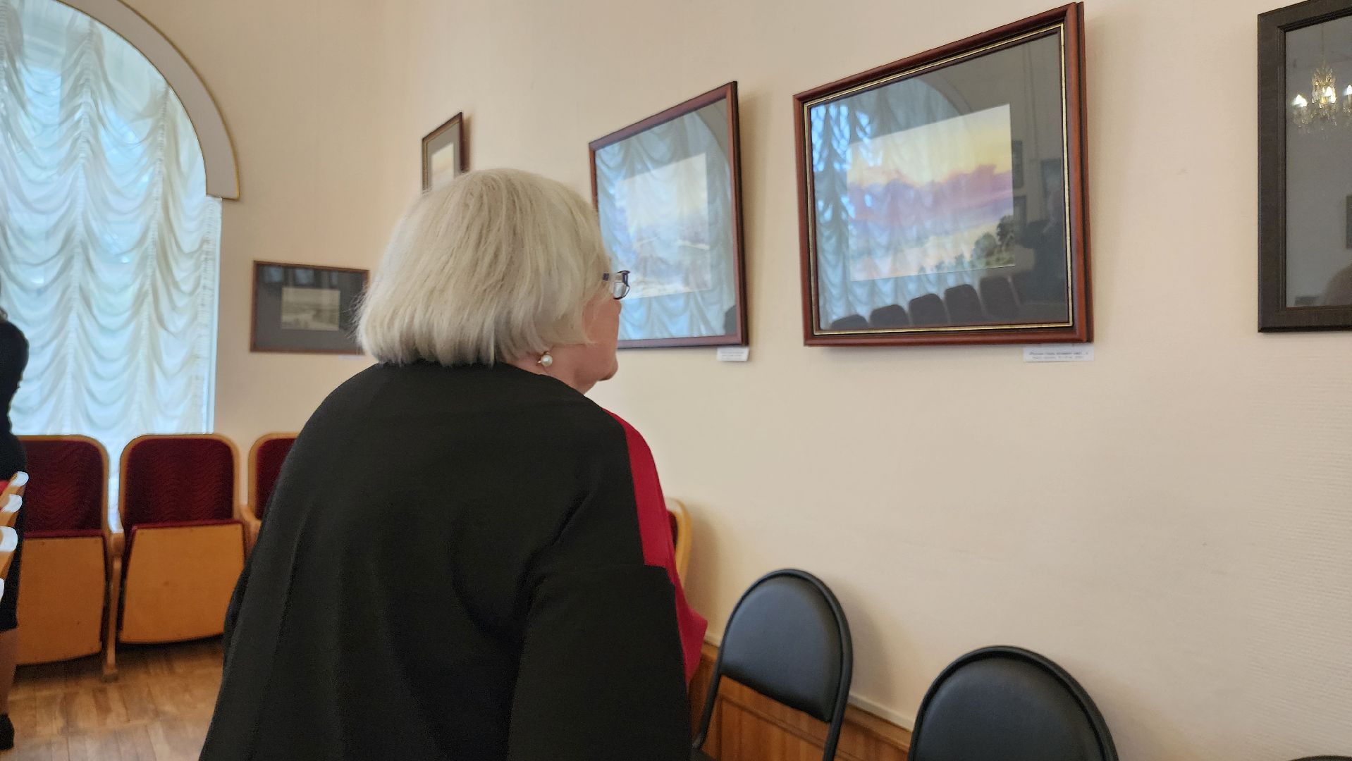 кашира, художественная выставка, краеведческий музей, картины, акварель , ока, пейзаж,