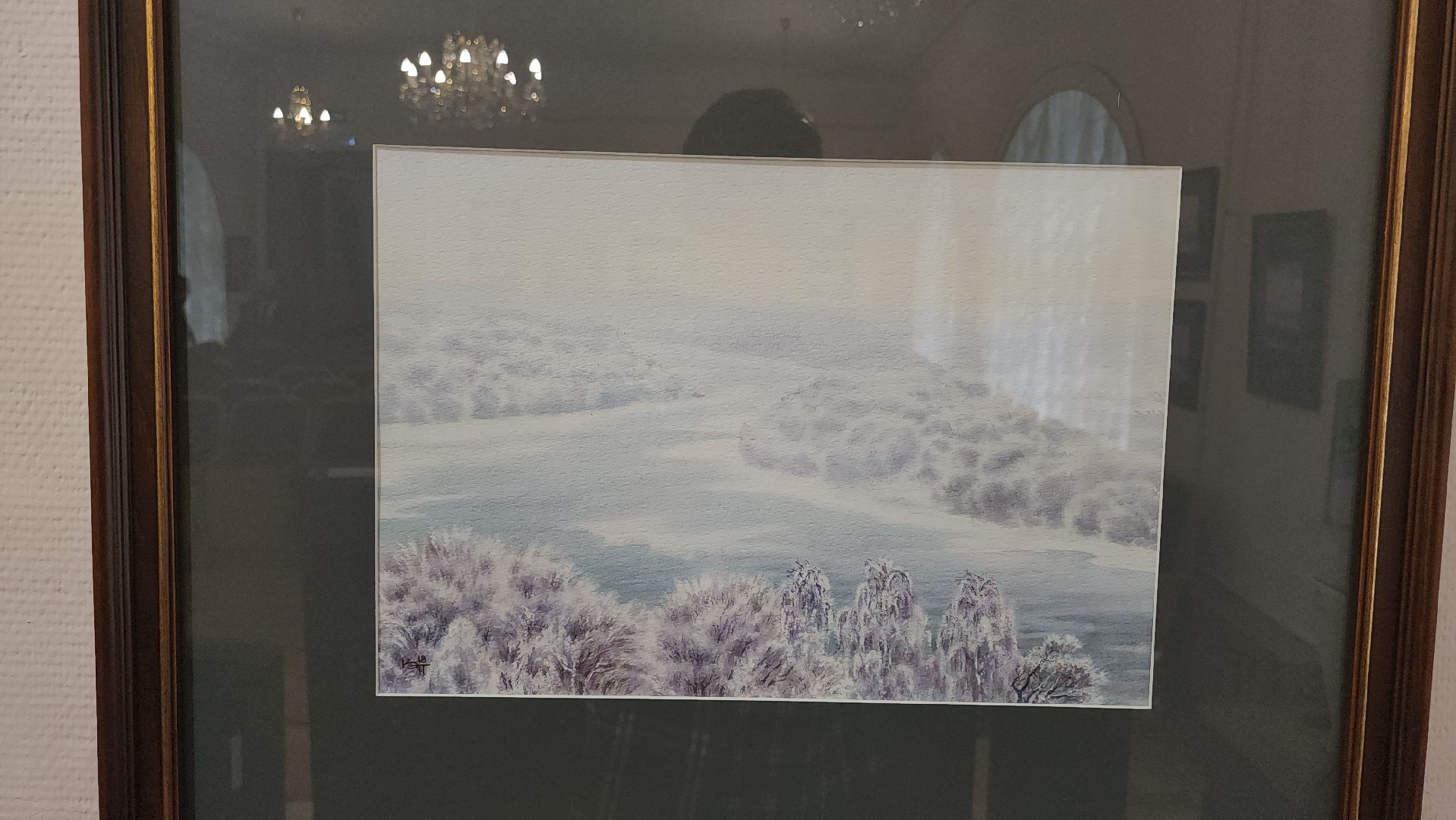 кашира, художественная выставка, краеведческий музей, картины, акварель , ока, пейзаж,