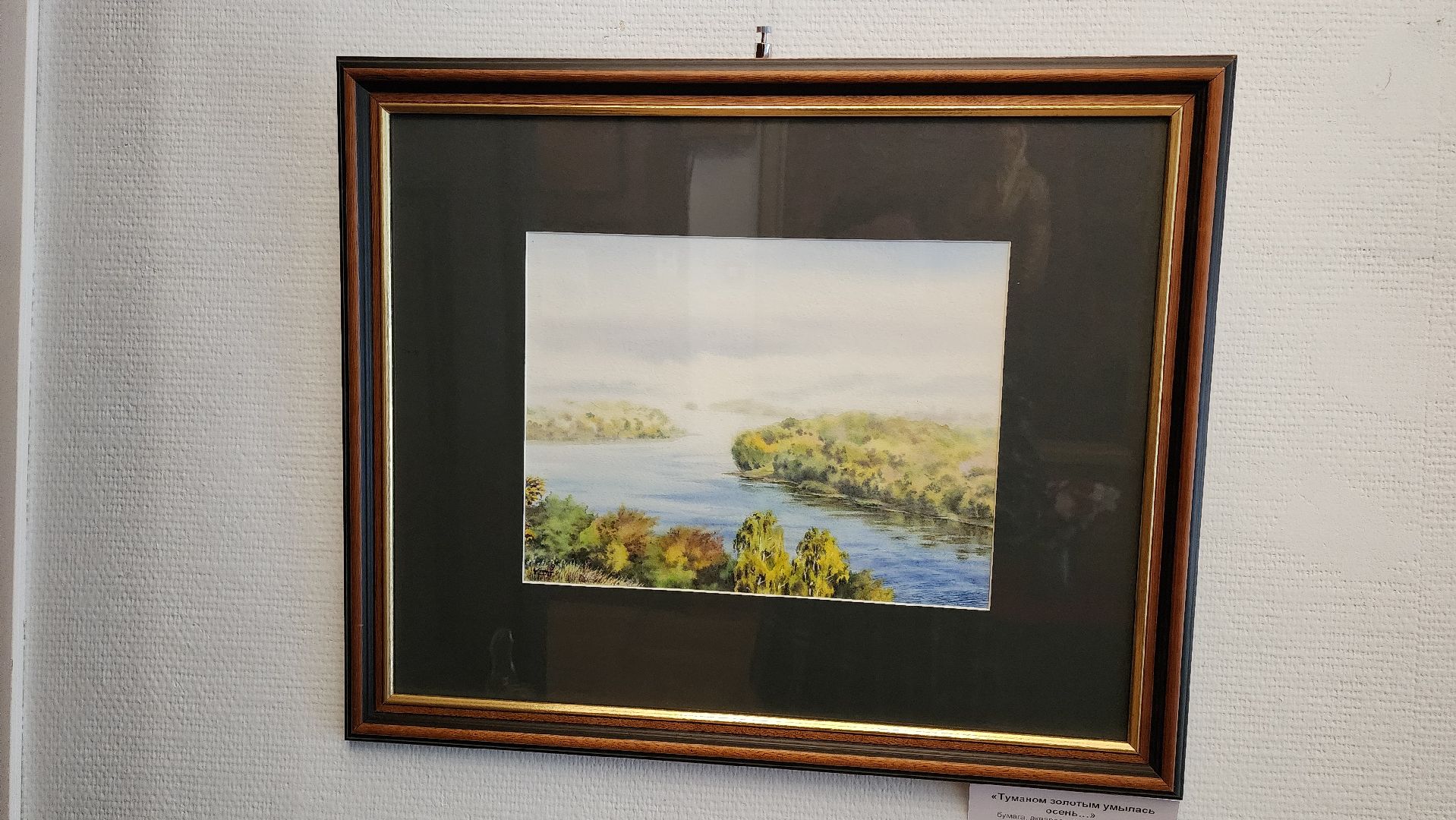 кашира, художественная выставка, краеведческий музей, картины, акварель , ока, пейзаж,