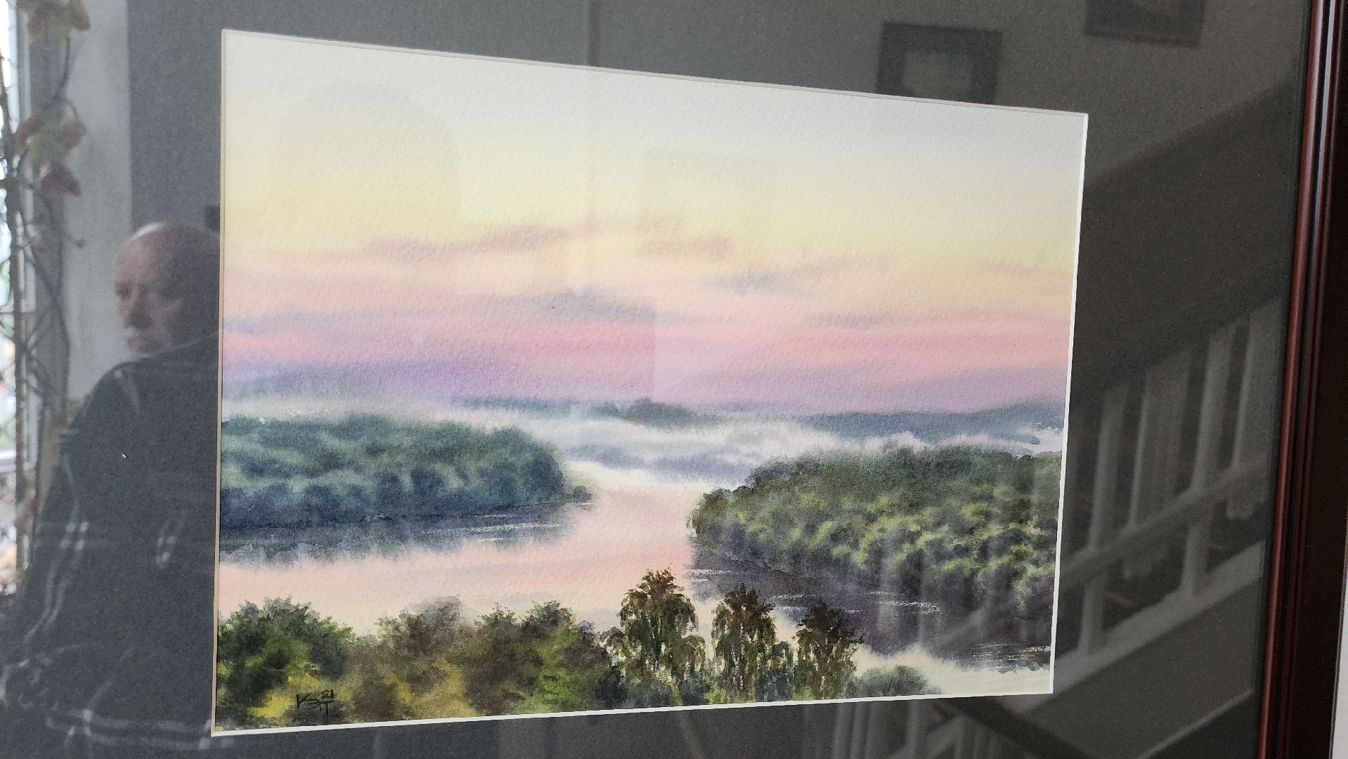 кашира, художественная выставка, краеведческий музей, картины, акварель , ока, пейзаж,