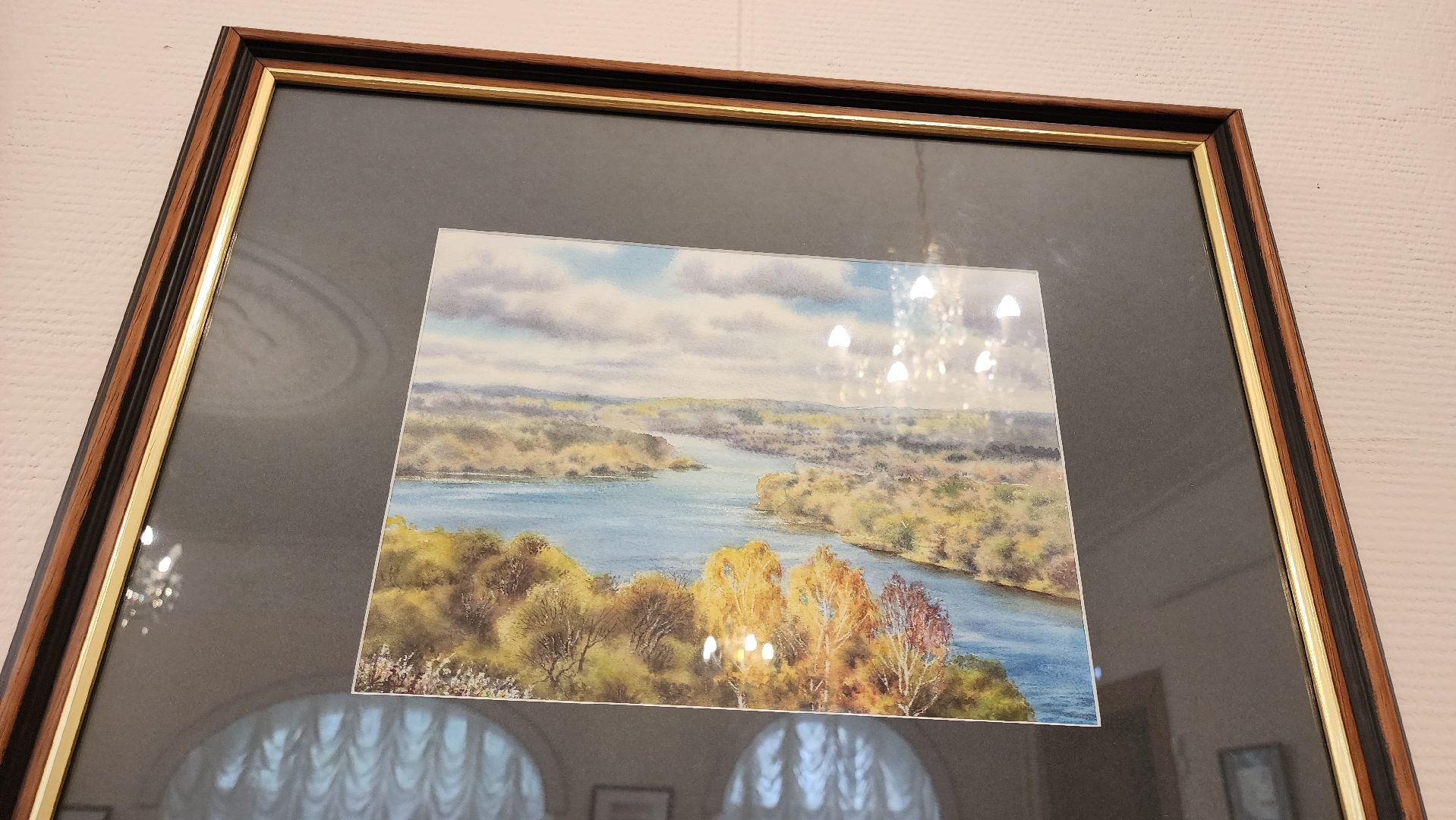 кашира, художественная выставка, краеведческий музей, картины, акварель , ока, пейзаж,