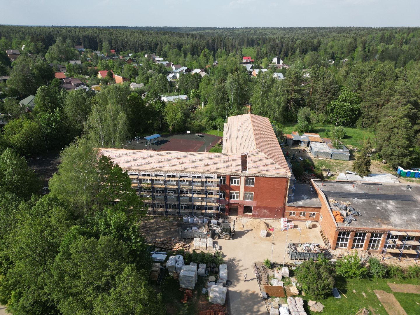 Дедовская школа , видео с коптера, образование в истре,