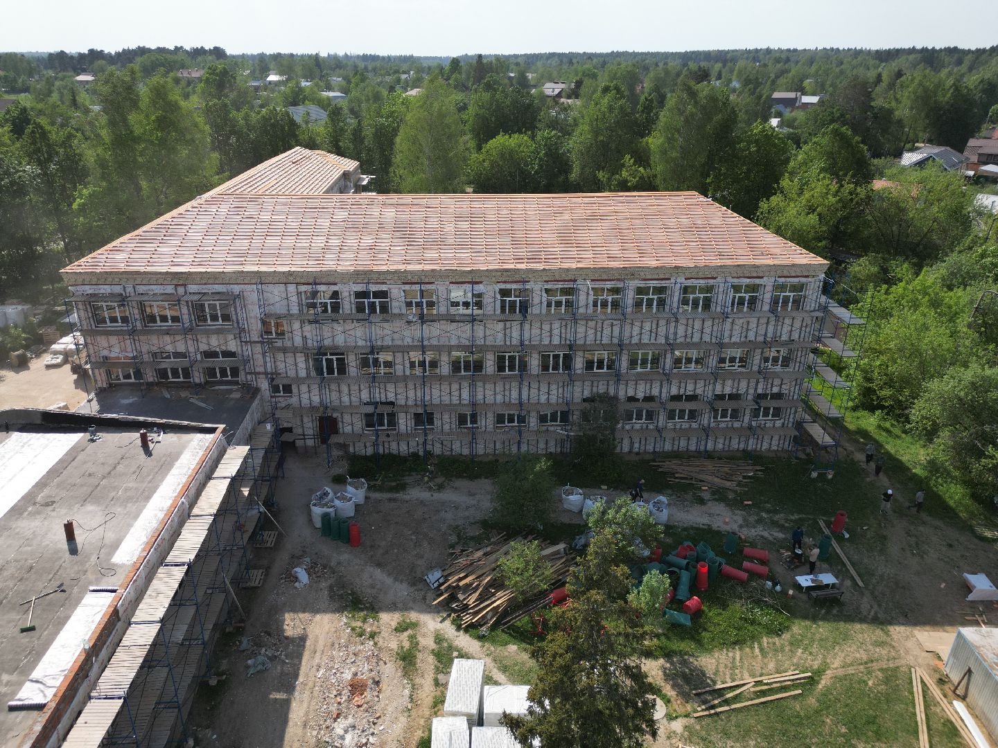 Дедовская школа , видео с коптера, образование в истре,