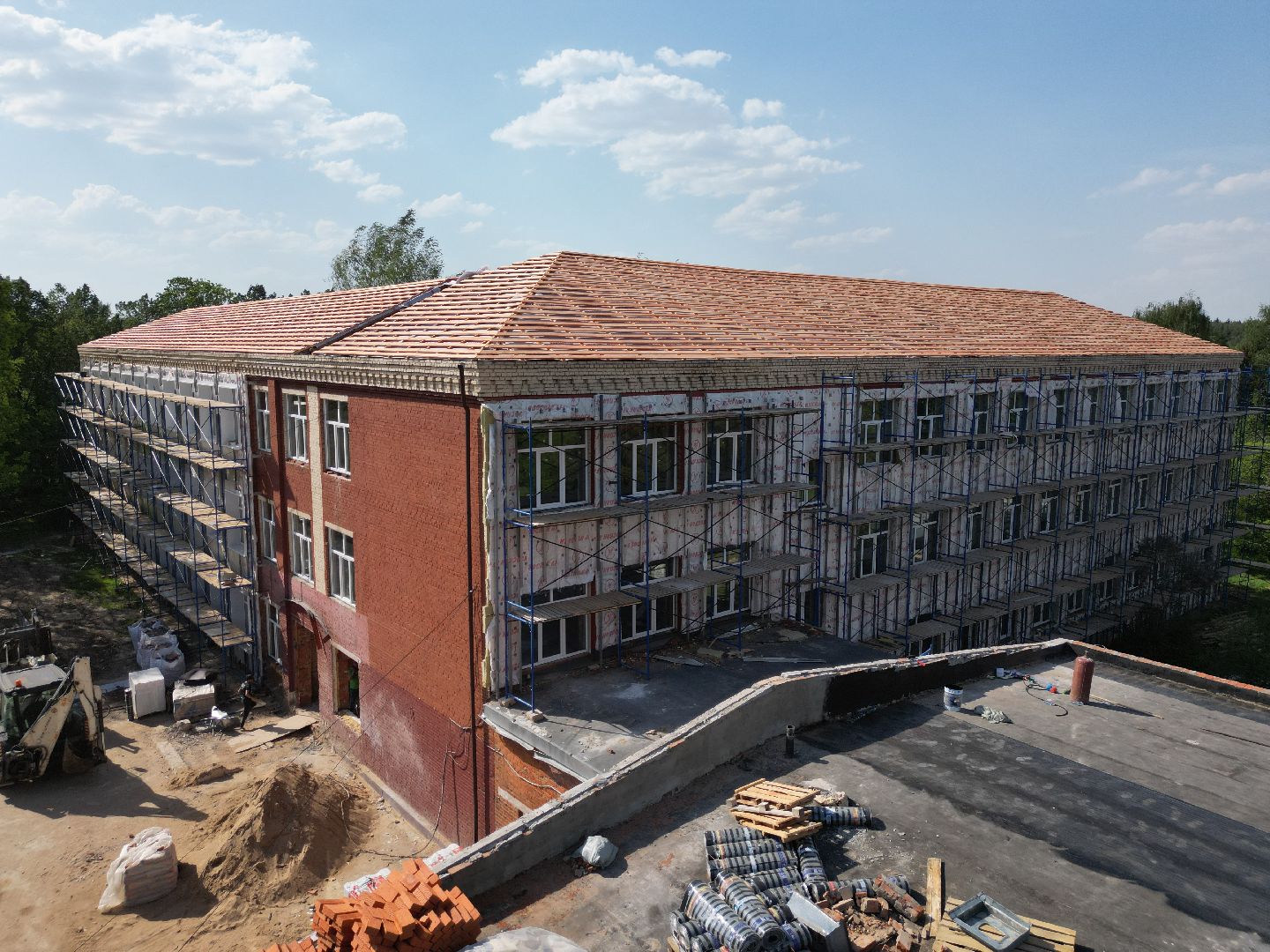 Дедовская школа , видео с коптера, образование в истре,