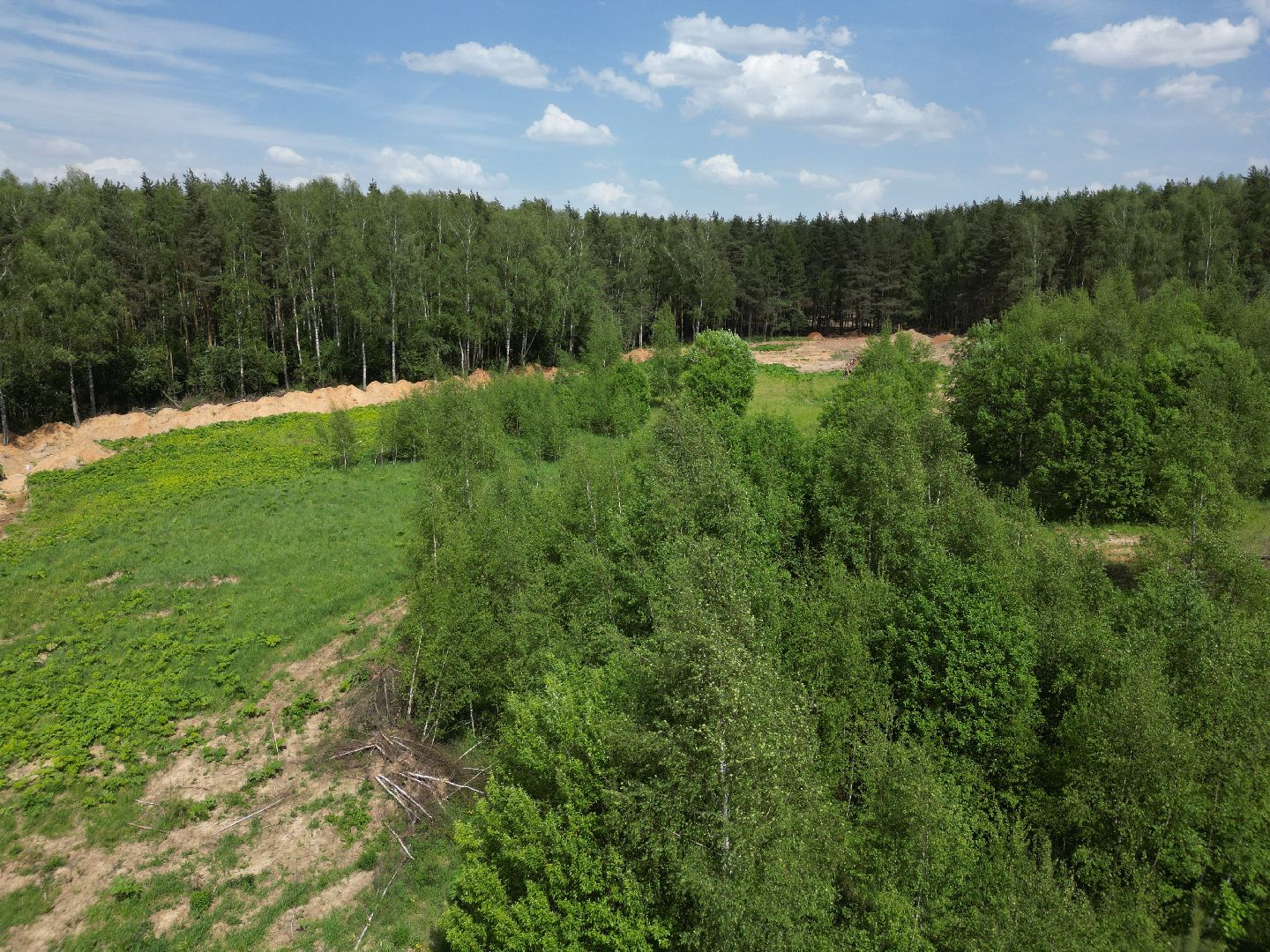 видео с коптера, лесопарк Соколка, благоустройство в истре,