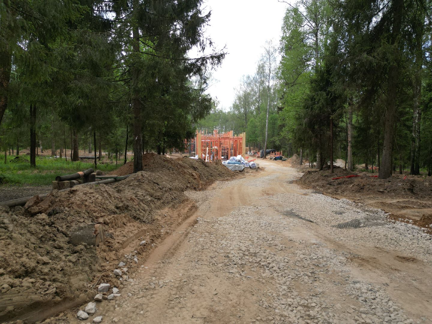 видео с коптера, лесопарк Соколка, благоустройство в истре,