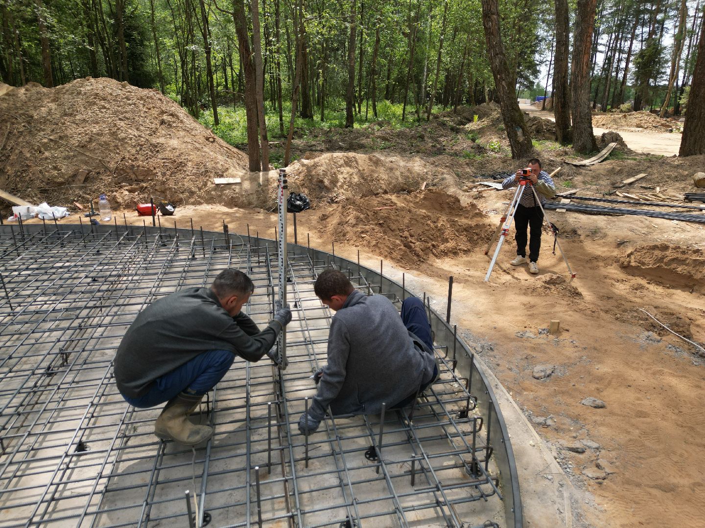 видео с коптера, лесопарк Соколка, благоустройство в истре,