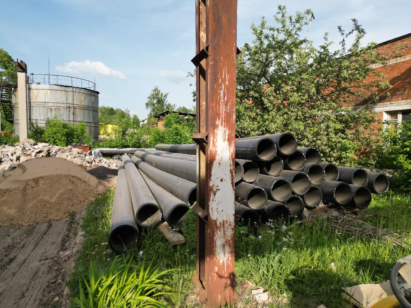 видео с коптера, котельная 8 в Истре, Дедовская котельная,