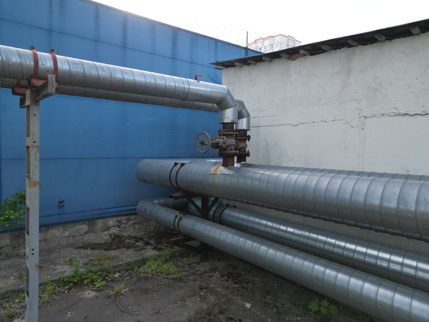 видео с коптера, котельная 8 в Истре, Дедовская котельная,