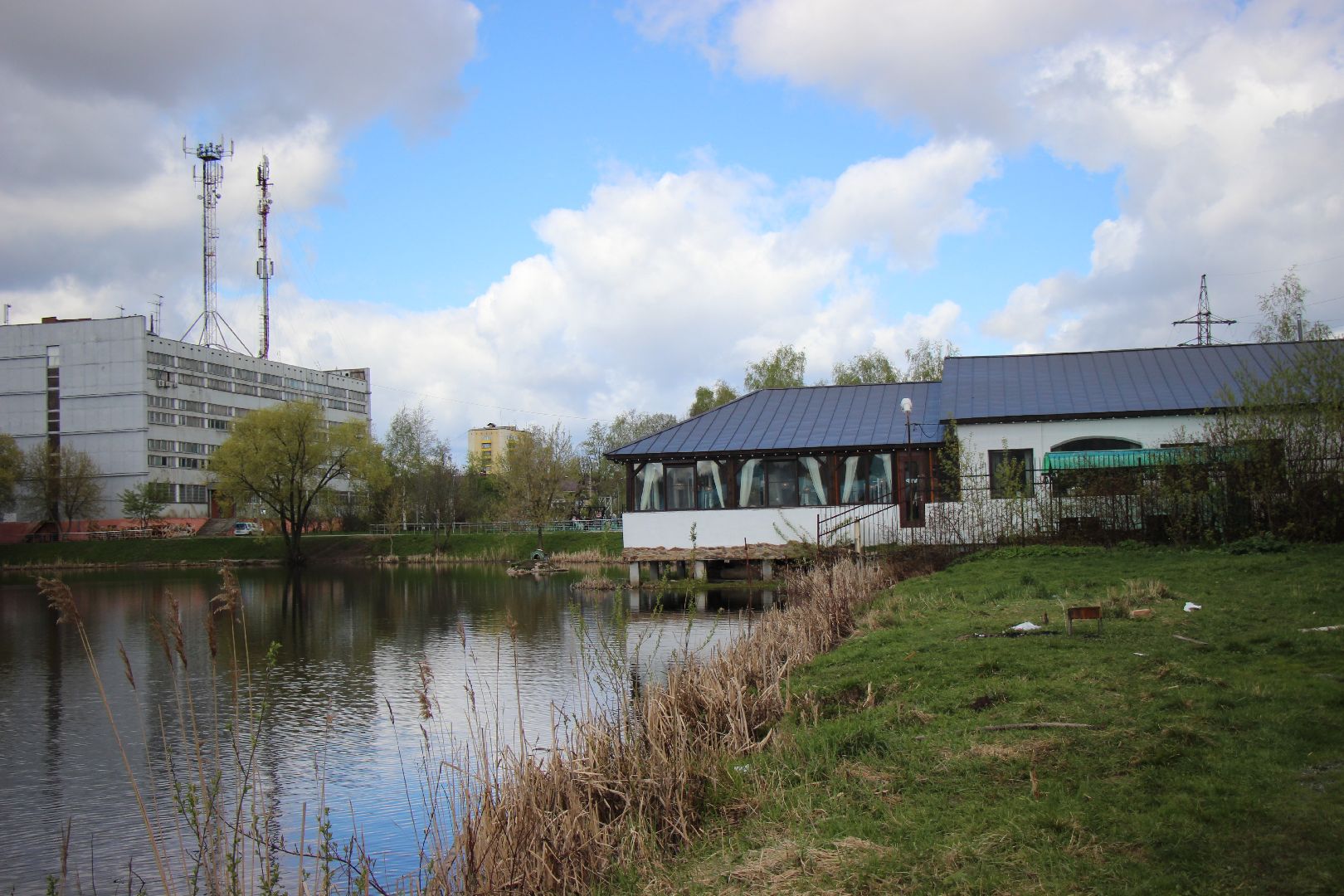 Лобня, благоустройство, рыбалка