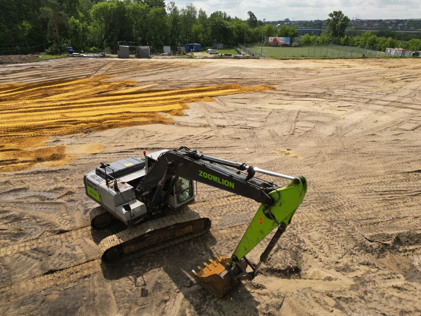 видео с коптера, стадион полет, спорт в лыткарине,