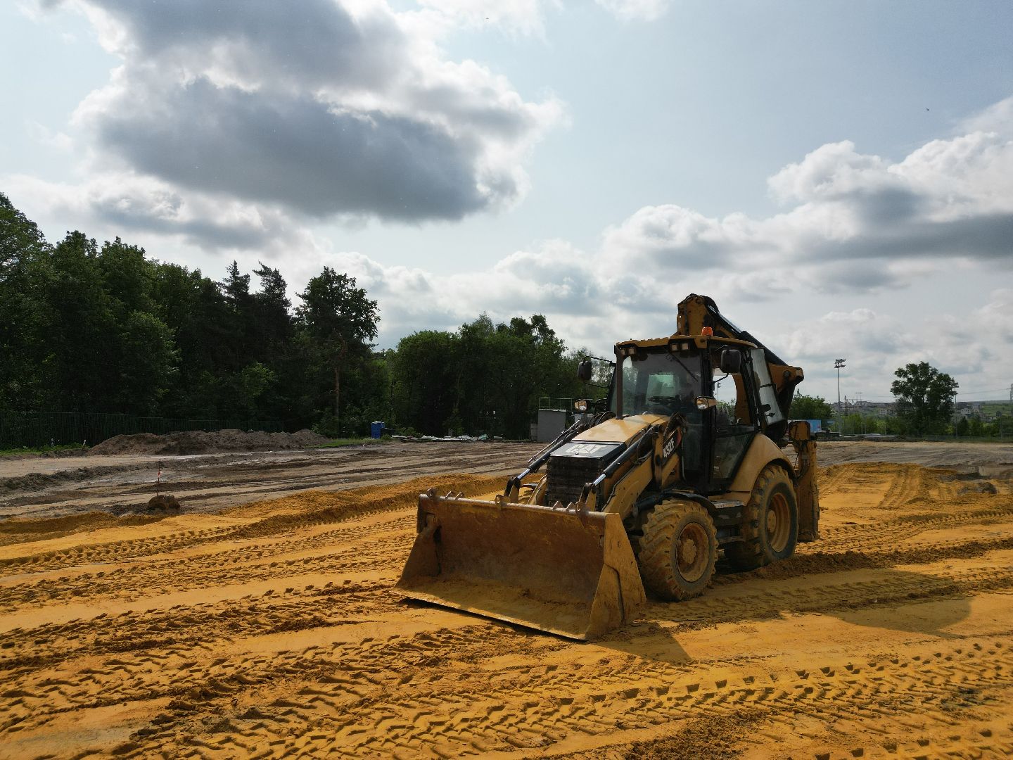 видео с коптера, стадион полет, спорт в лыткарине,