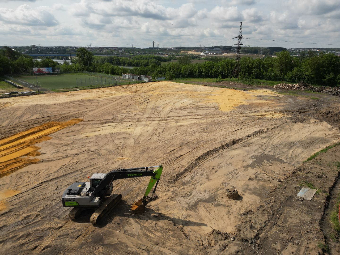 видео с коптера, стадион полет, спорт в лыткарине,