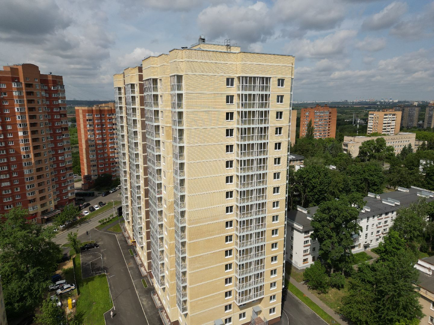 видео с коптера, переселение из ветхого жилья,