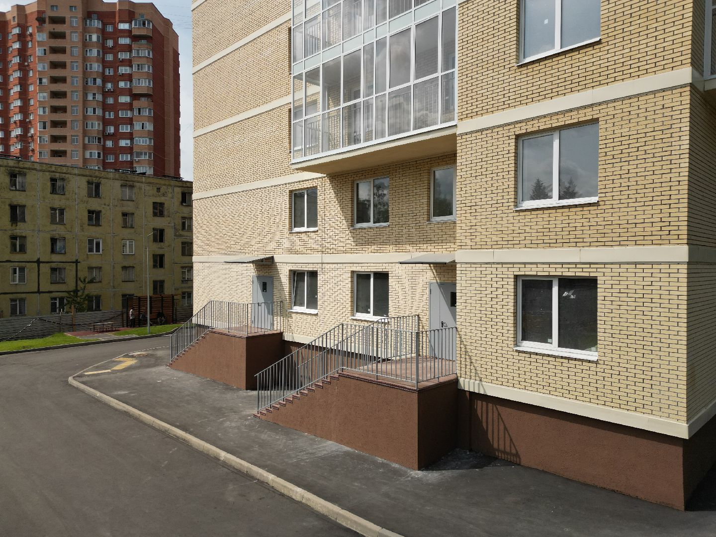 видео с коптера, переселение из ветхого жилья,