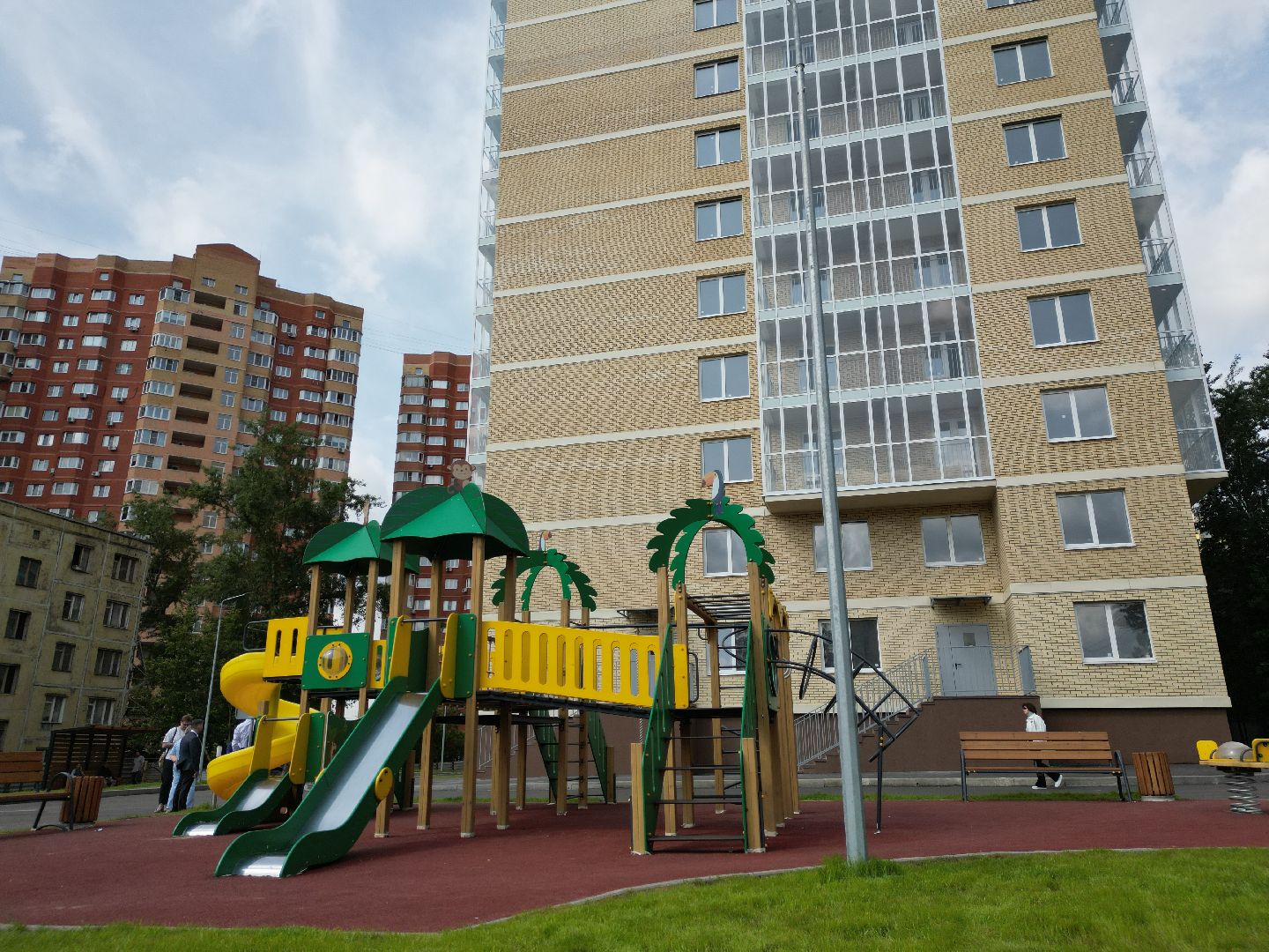 видео с коптера, переселение из ветхого жилья,