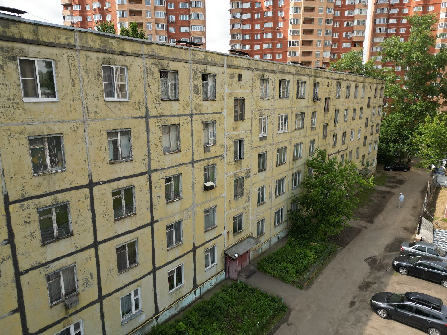 видео с коптера, переселение из ветхого жилья,