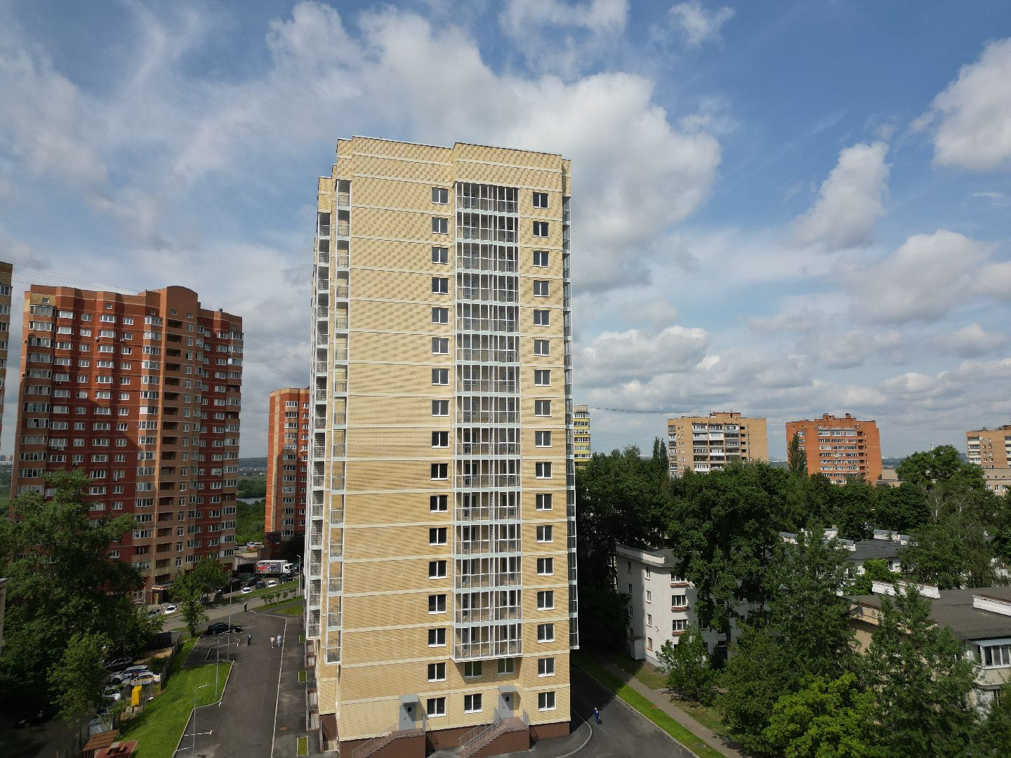 видео с коптера, переселение из ветхого жилья,