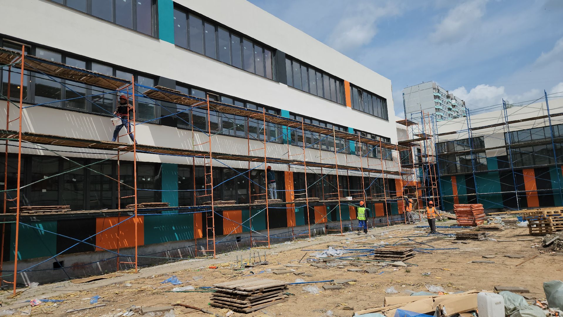 серпухов, капремонт школы, подмосковье,