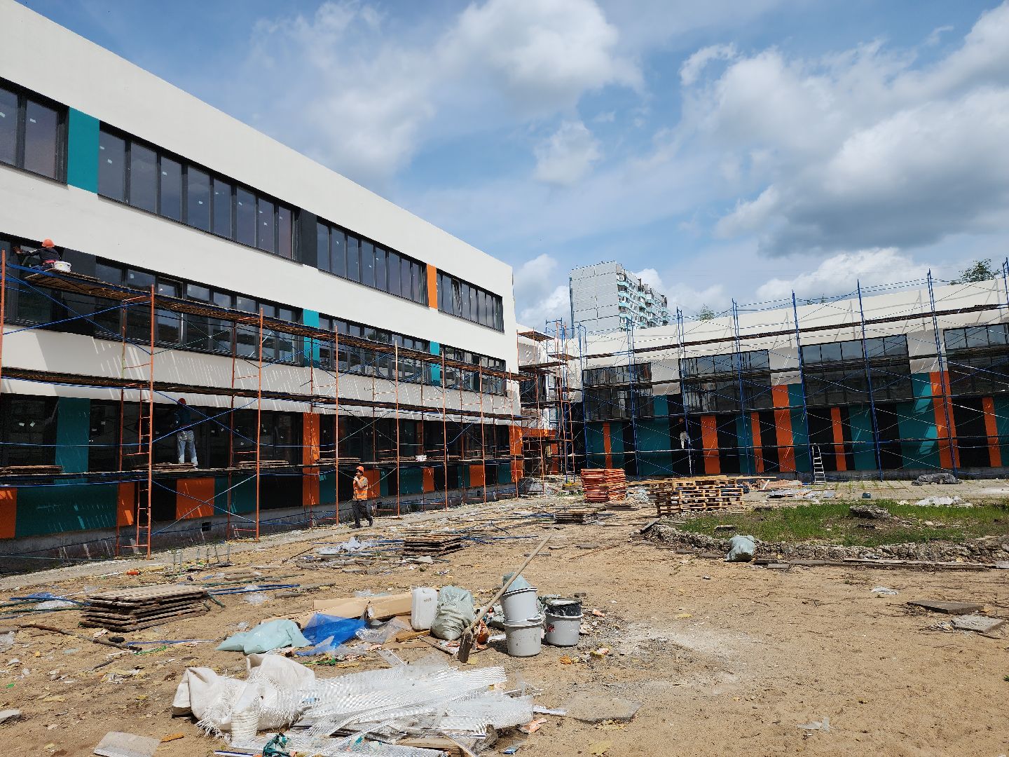 серпухов, капремонт школы, подмосковье,