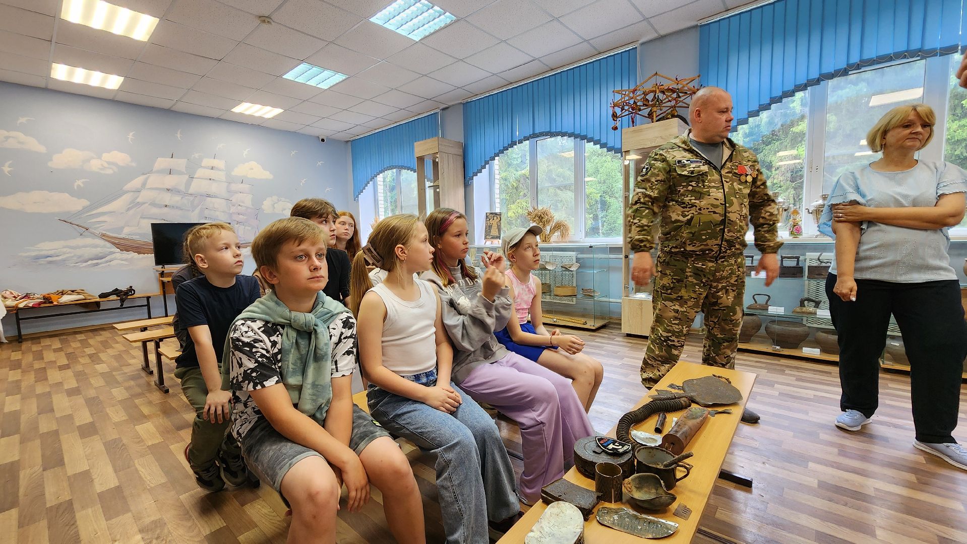 артефакты, Вов, историческая память, Музей, Школа, Лобня,