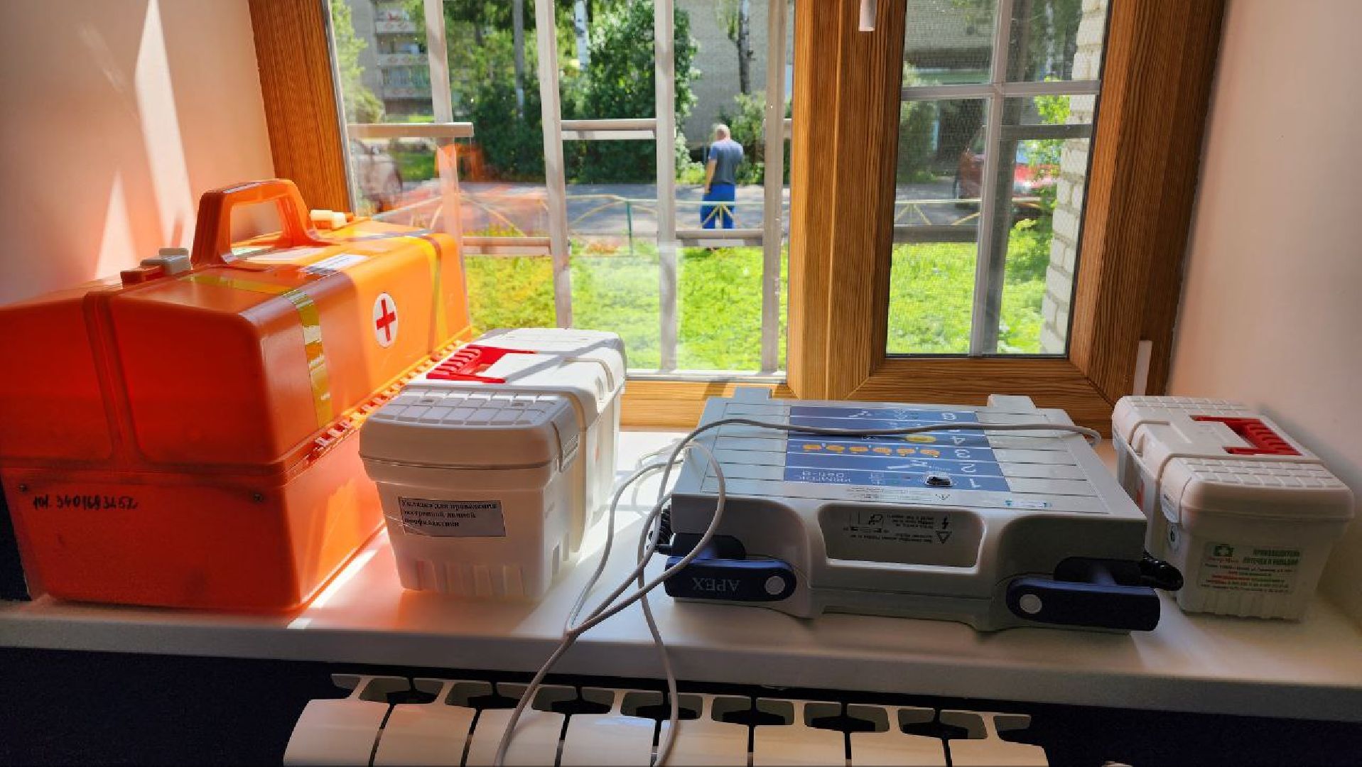 Талдом, ФАП в Новоникольском, Мобильный медкомплекс, Минздрав,