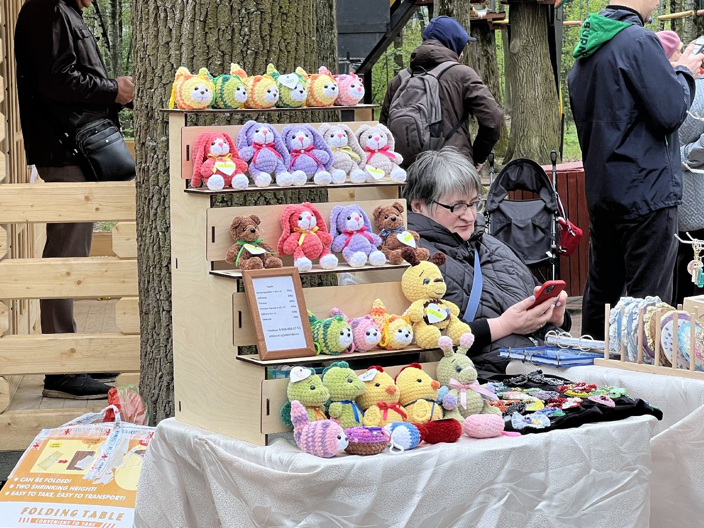 Химки, парк Дубки, ярмарка мастеров, начало летнего сезона