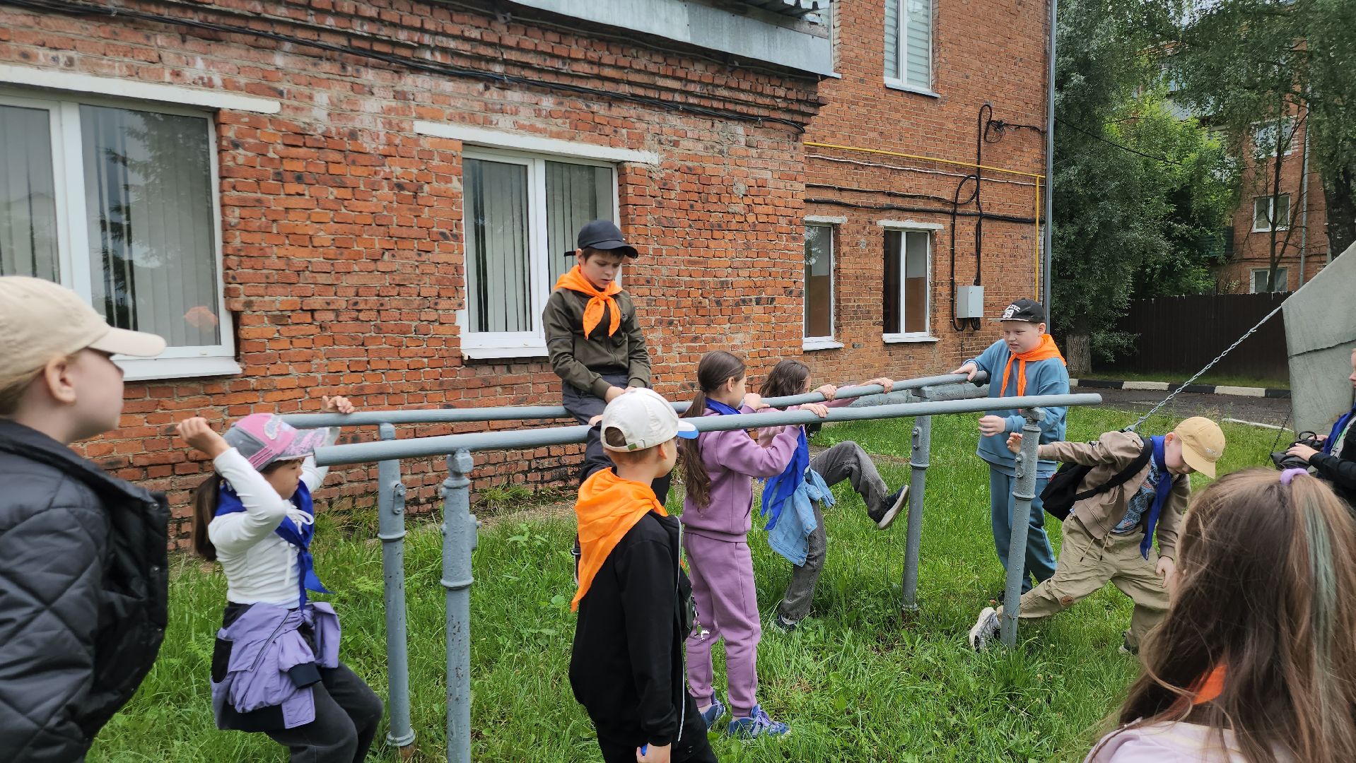 Истра, Дети, Экскурсия, Пожарная часть, Школьный лагерь,