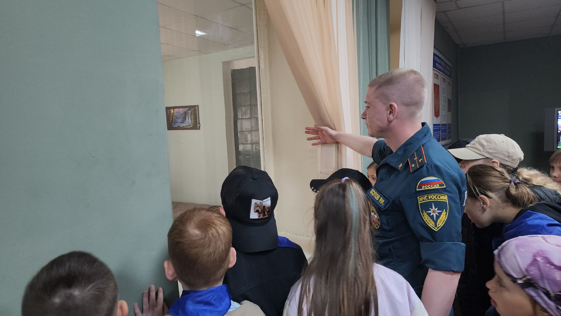 Истра, Дети, Экскурсия, Пожарная часть, Школьный лагерь,