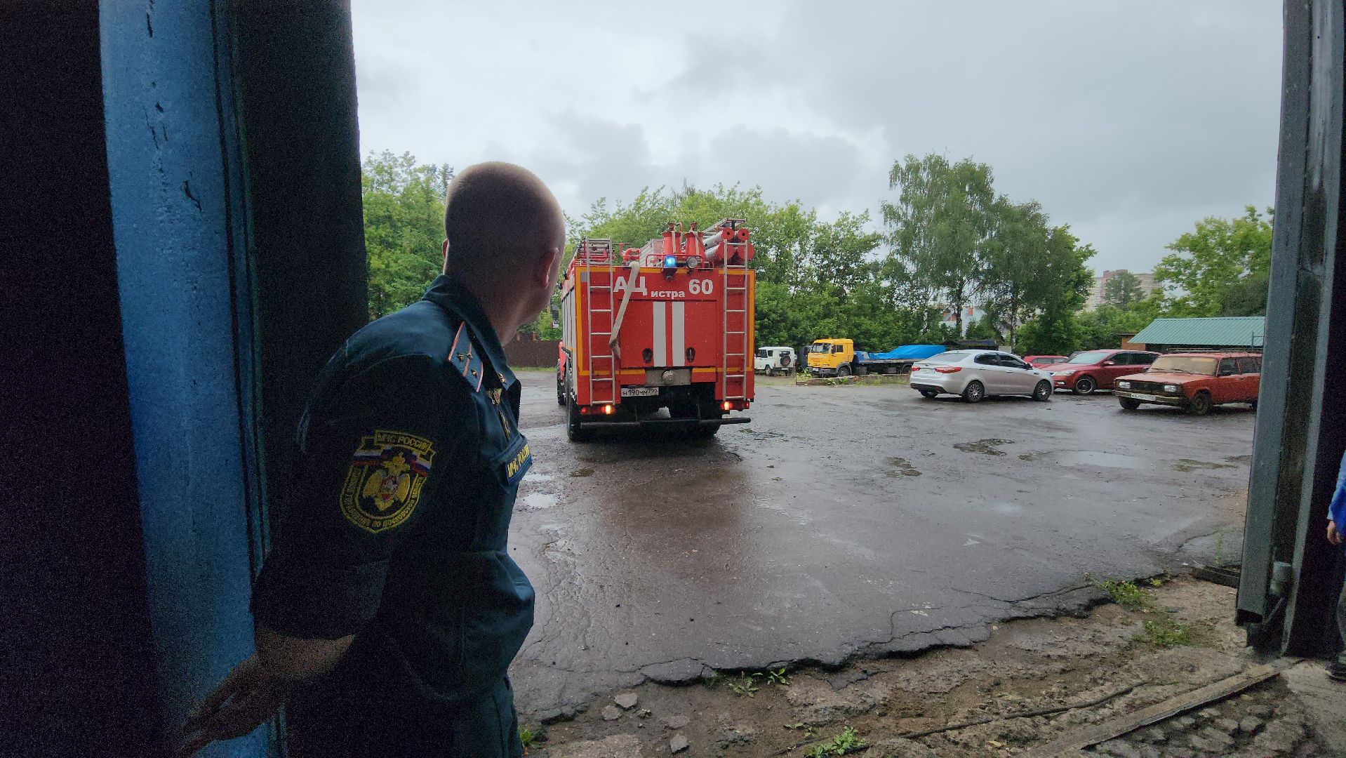 Истра, Дети, Экскурсия, Пожарная часть, Школьный лагерь,