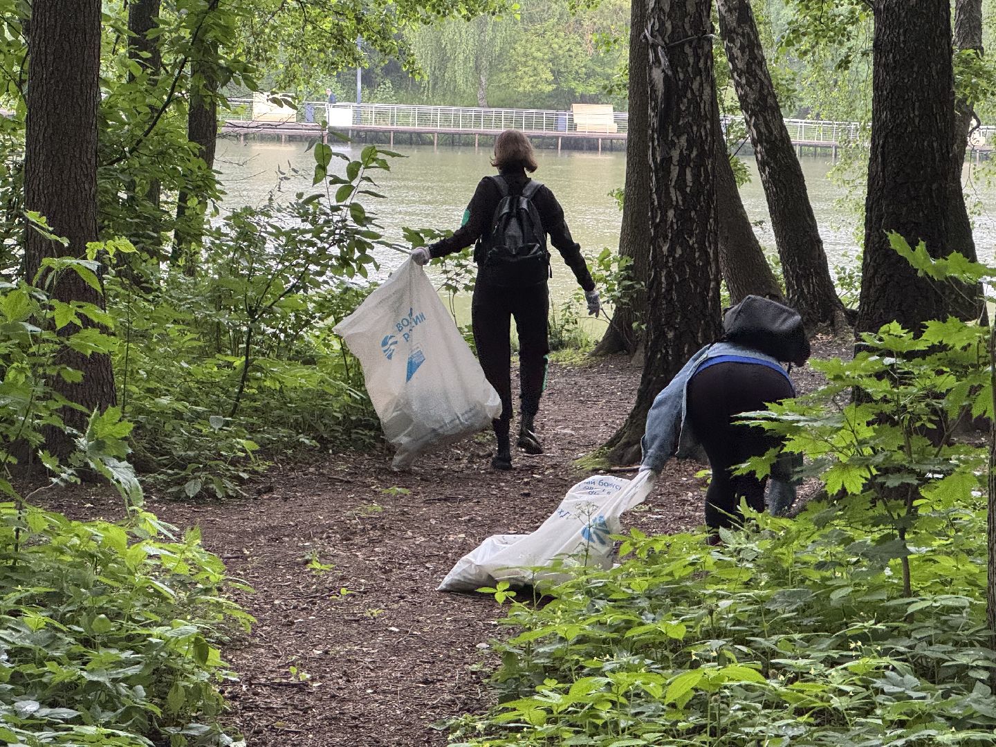вода россии, балашиха, субботник, парк пехорка, волонтеры,