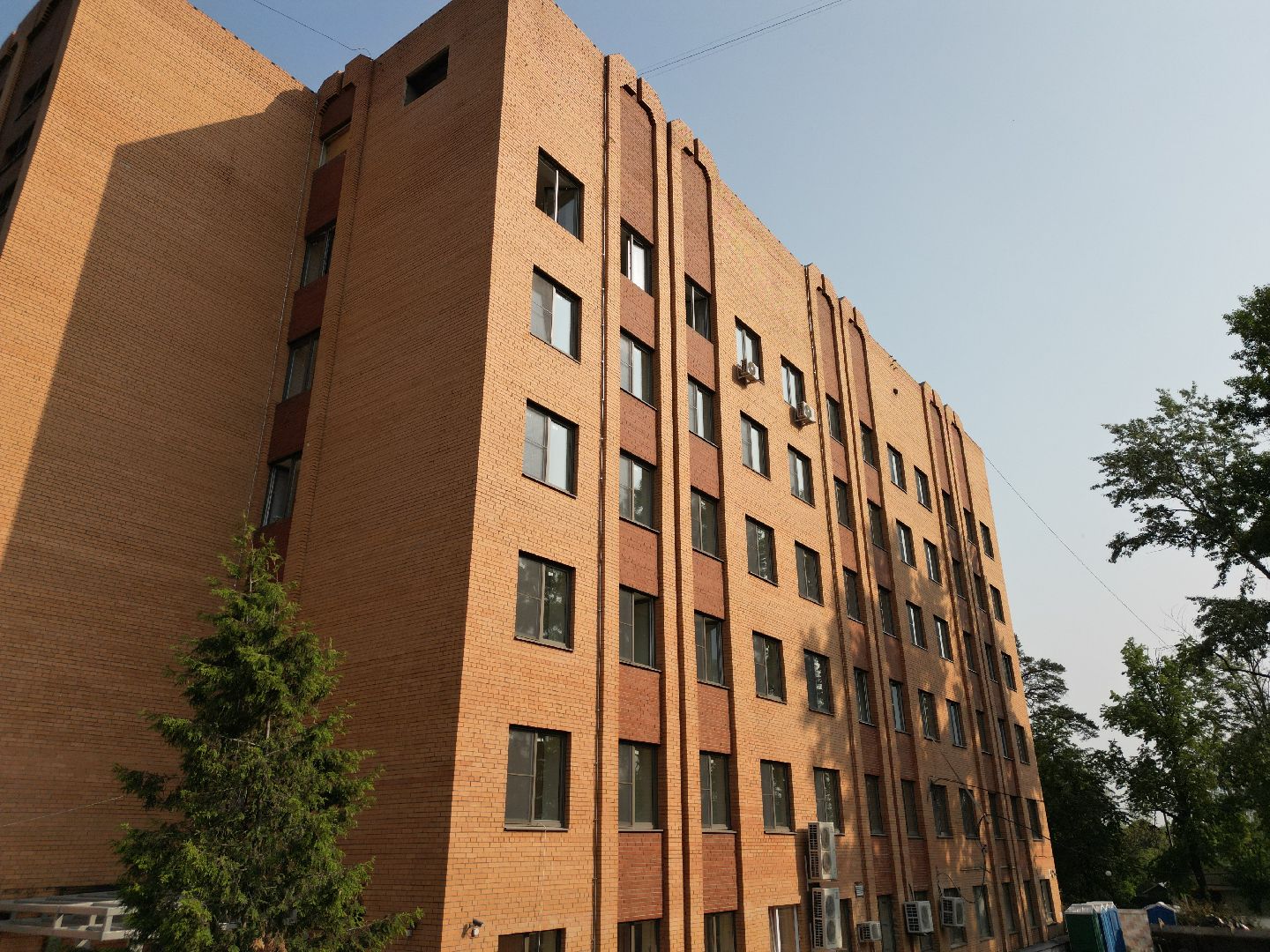 видео с коптера, поликлиника в пушкино, медицина в пушкино,