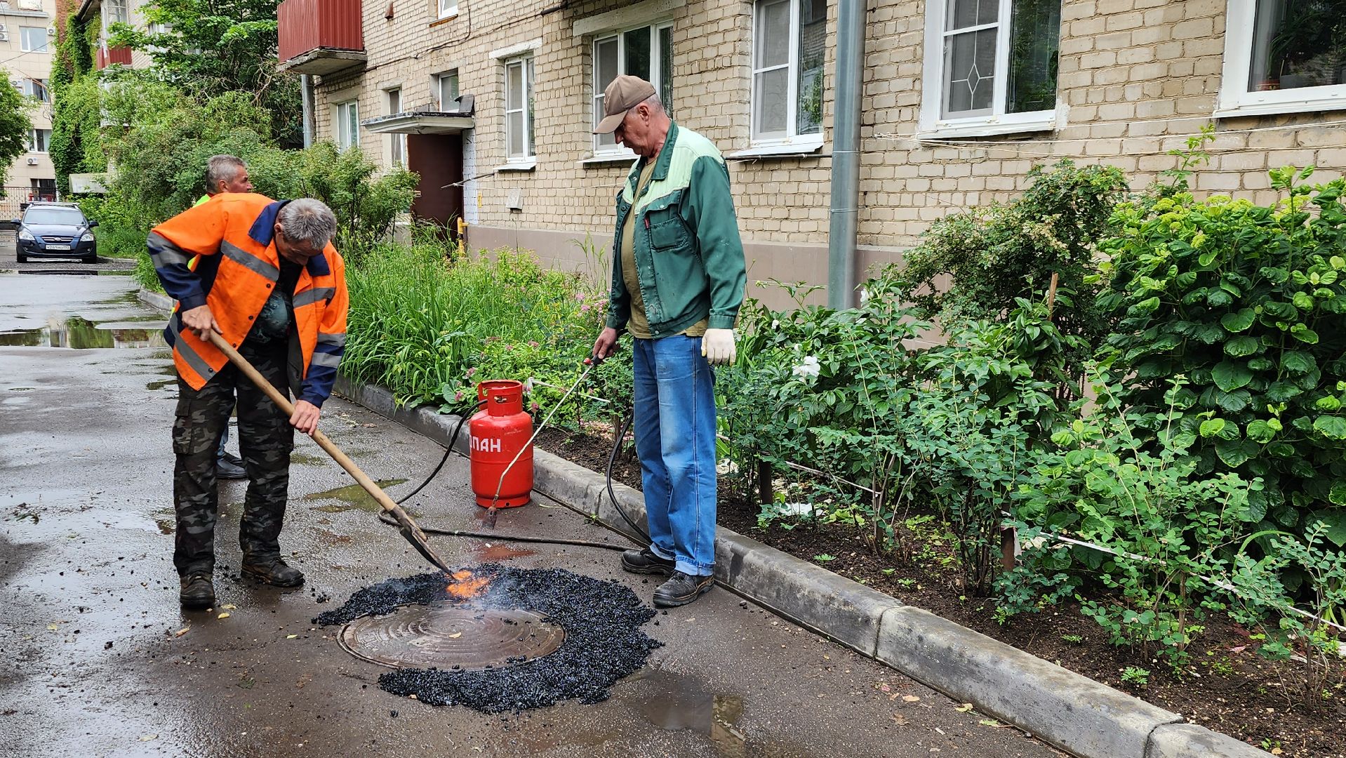 истра, благоустройство, ямочный ремонт,