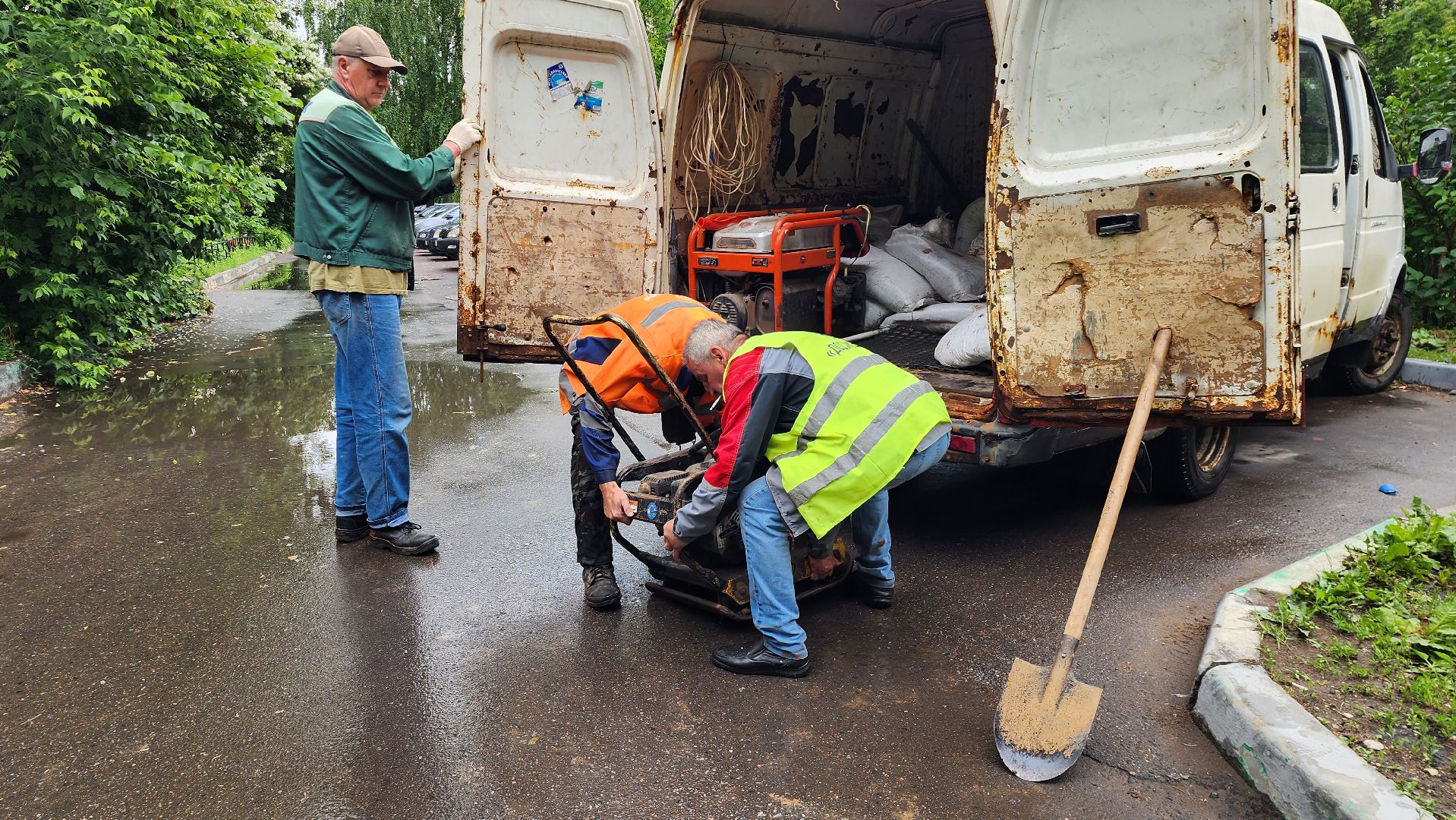 истра, благоустройство, ямочный ремонт,