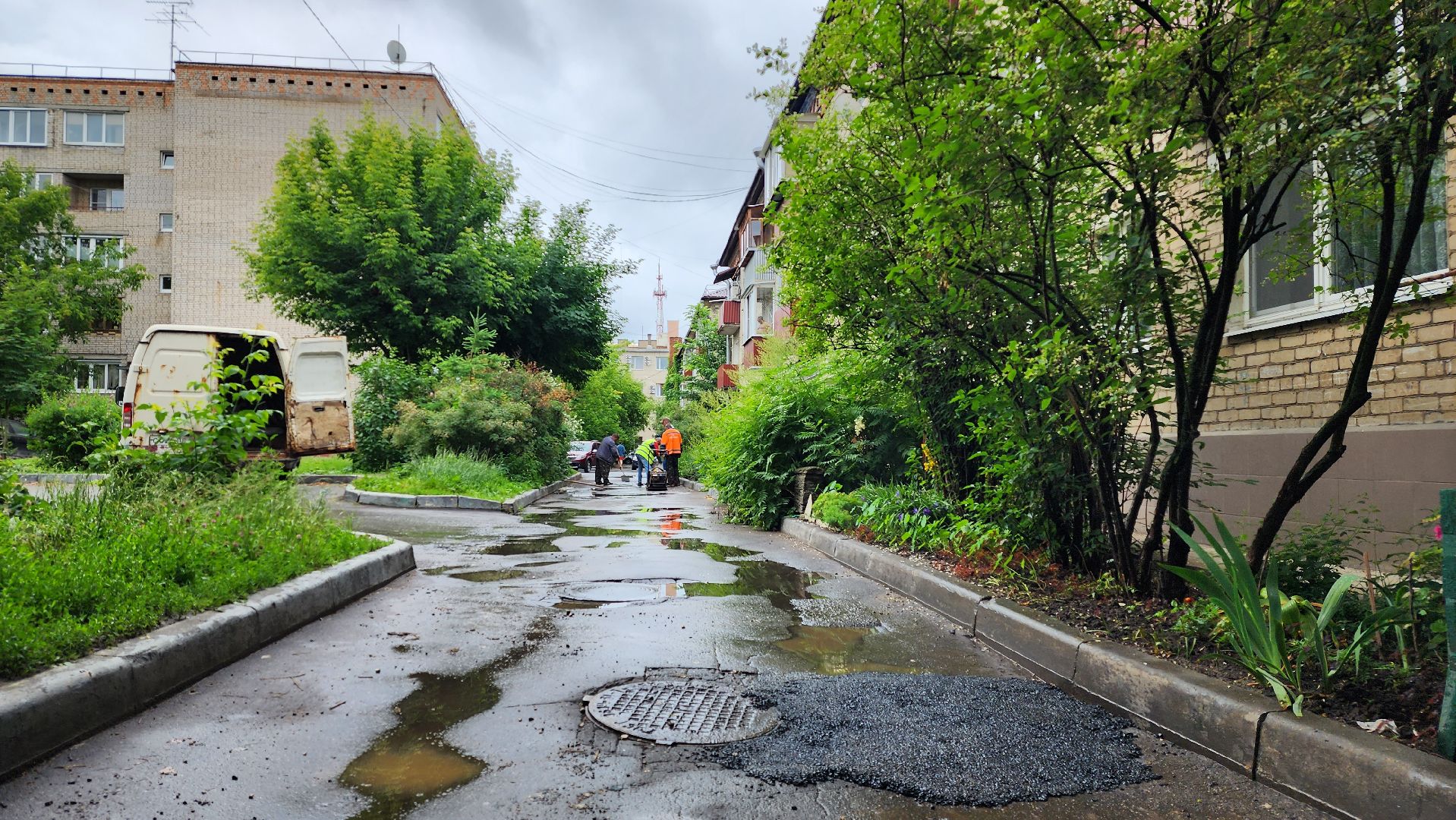 истра, благоустройство, ямочный ремонт,