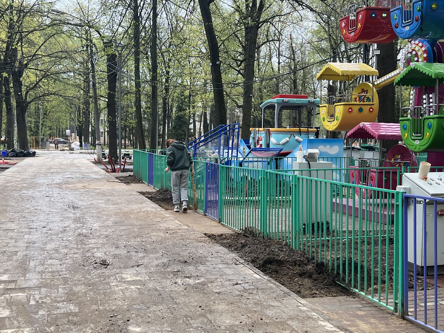 Химки, парк им.Толстого, благоустройство, досуг, дети, аттракционы, семейный отдых