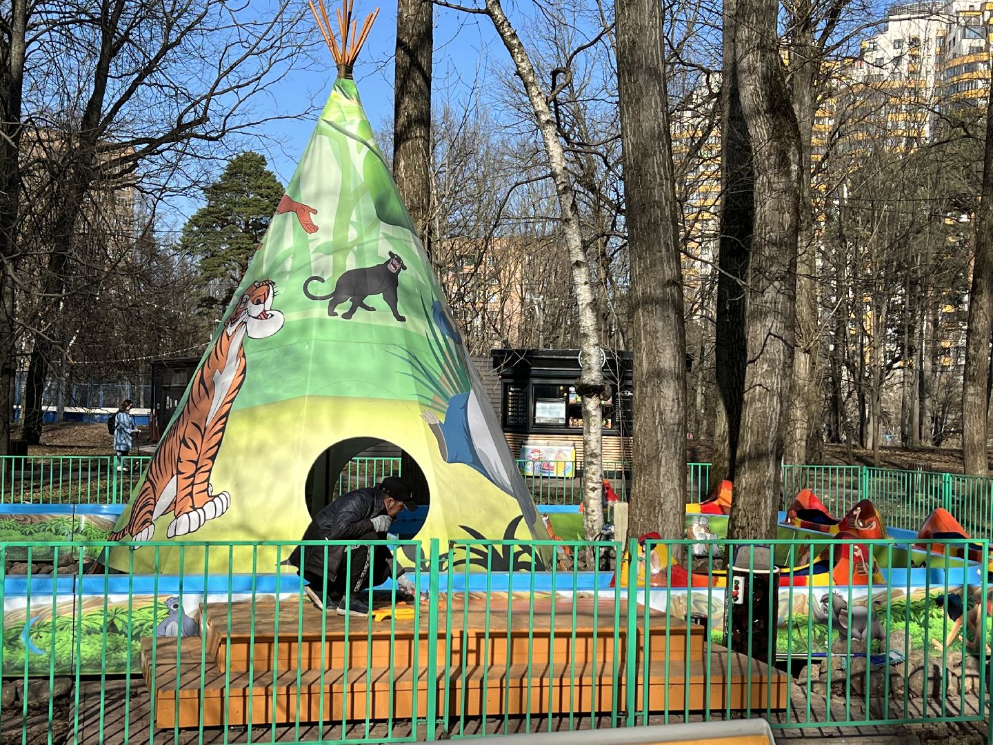 Химки, парк им.Толстого, благоустройство, досуг, дети, аттракционы, семейный отдых