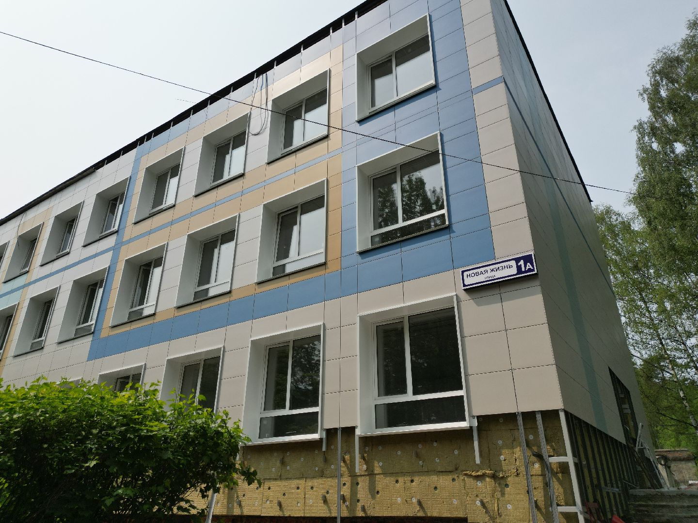 видео с коптера, школа 4 в Красноармейске, образование в подмосковье,