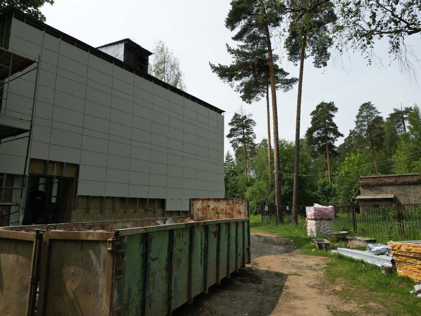 видео с коптера, школа 4 в Красноармейске, образование в подмосковье,