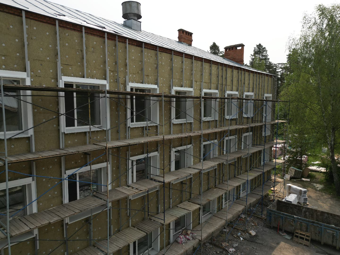 видео с коптера, школа 4 в Красноармейске, образование в подмосковье,