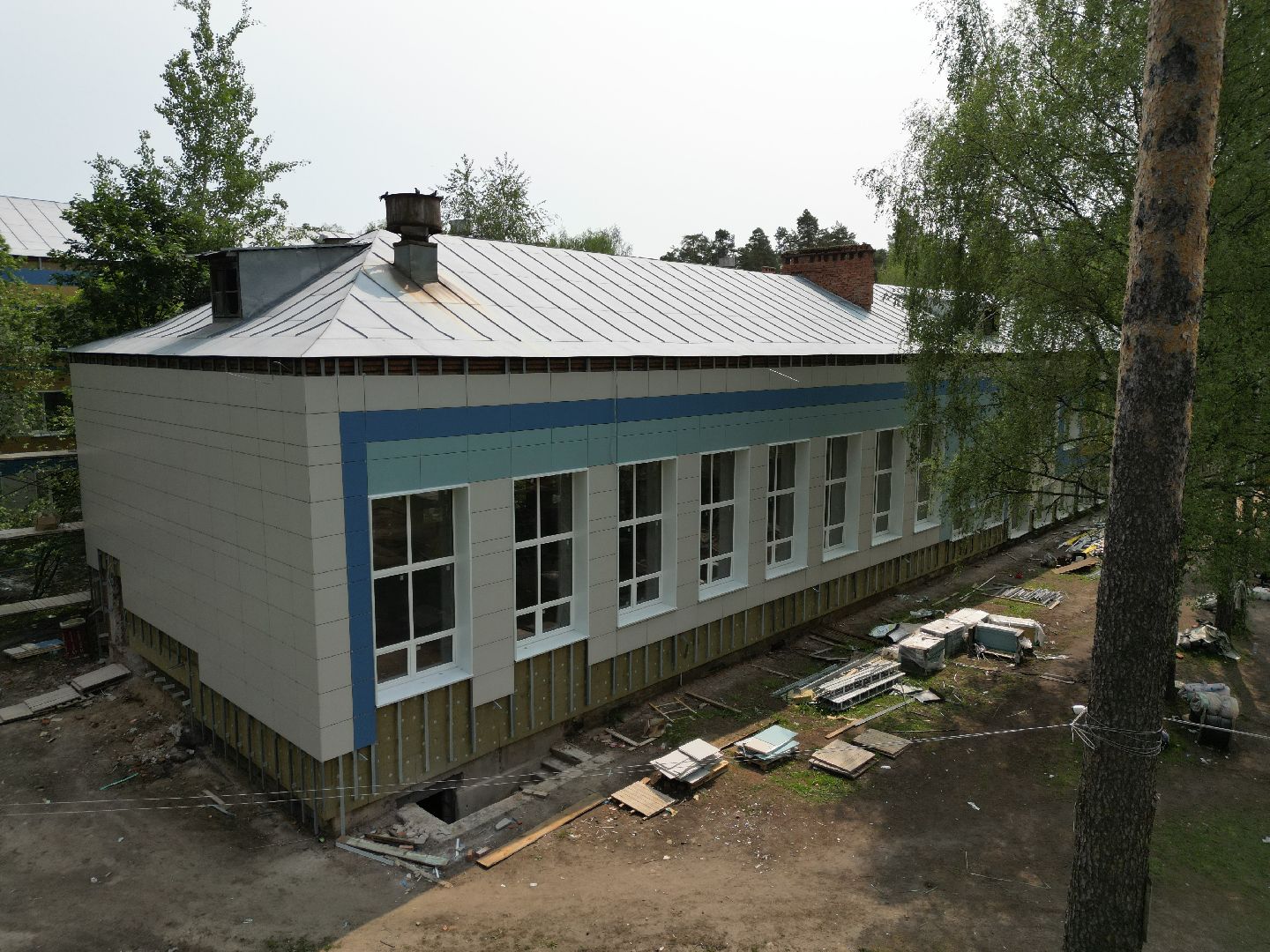 видео с коптера, школа 4 в Красноармейске, образование в подмосковье,