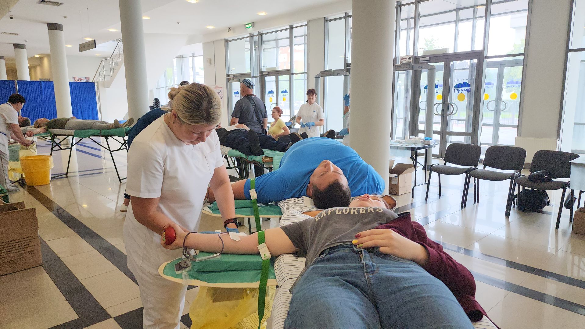 люберцы, госпиталь вишневского, акция по сбору донорской крови,