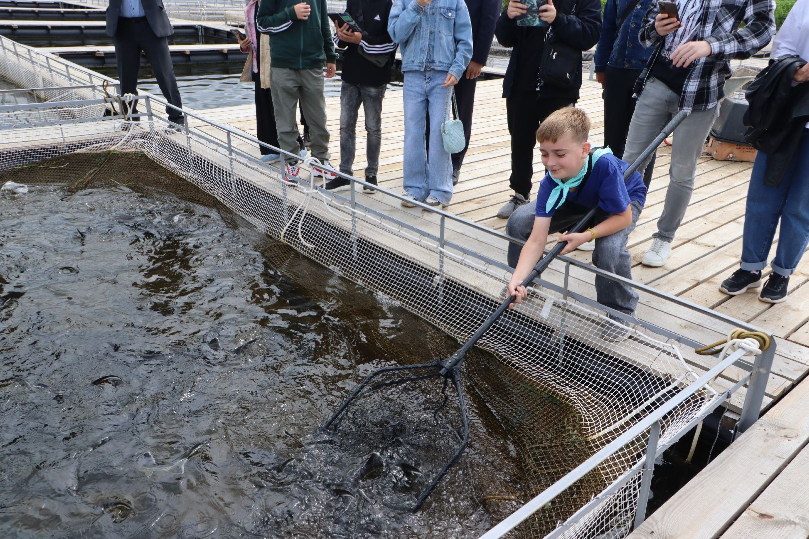 осетровое хозяйство в серебряных прудах, экскурсия, школьники, серебряные пруды,