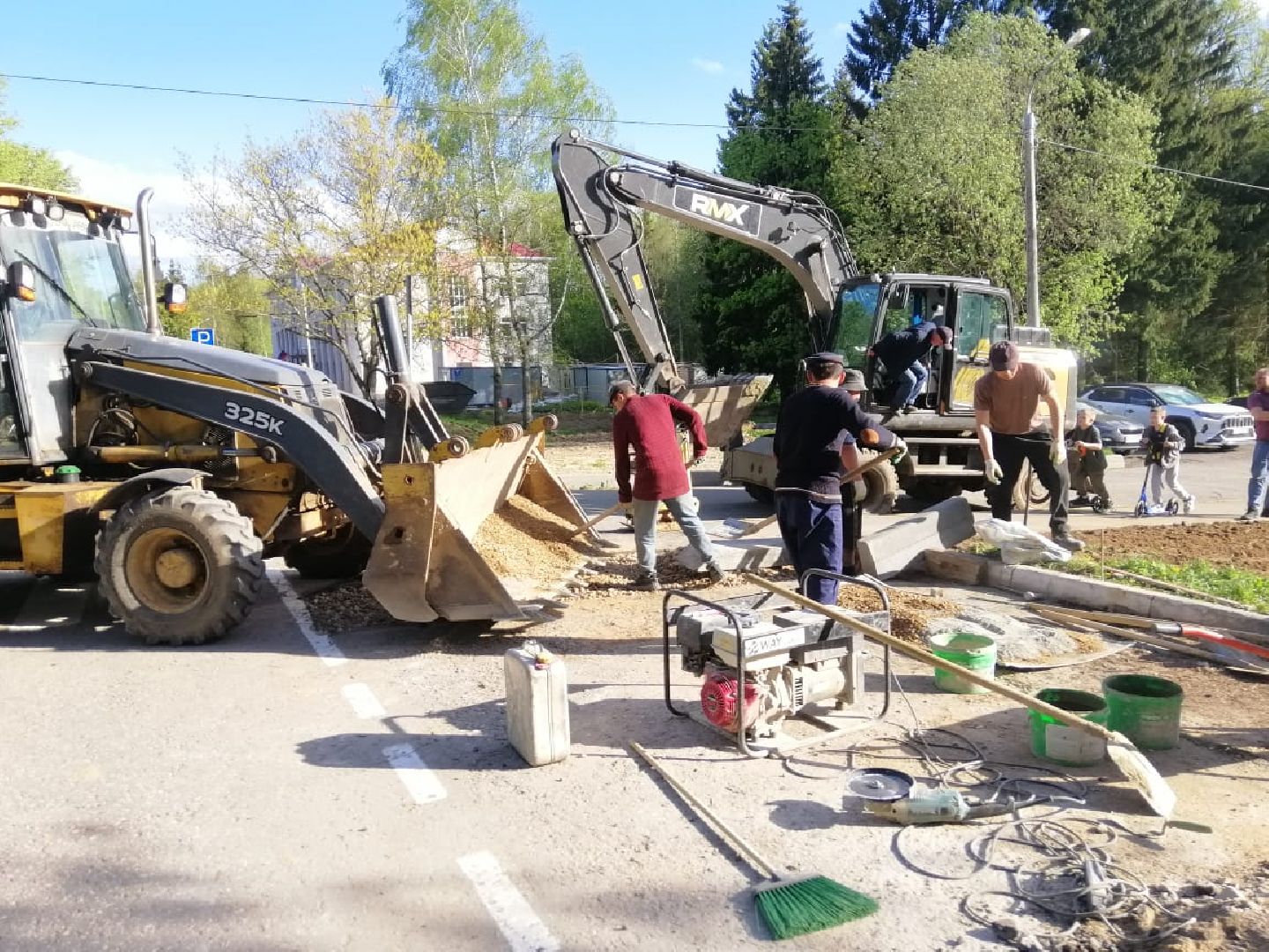 городской округ восход, благоуйстройство, строителсьтво, жкх,