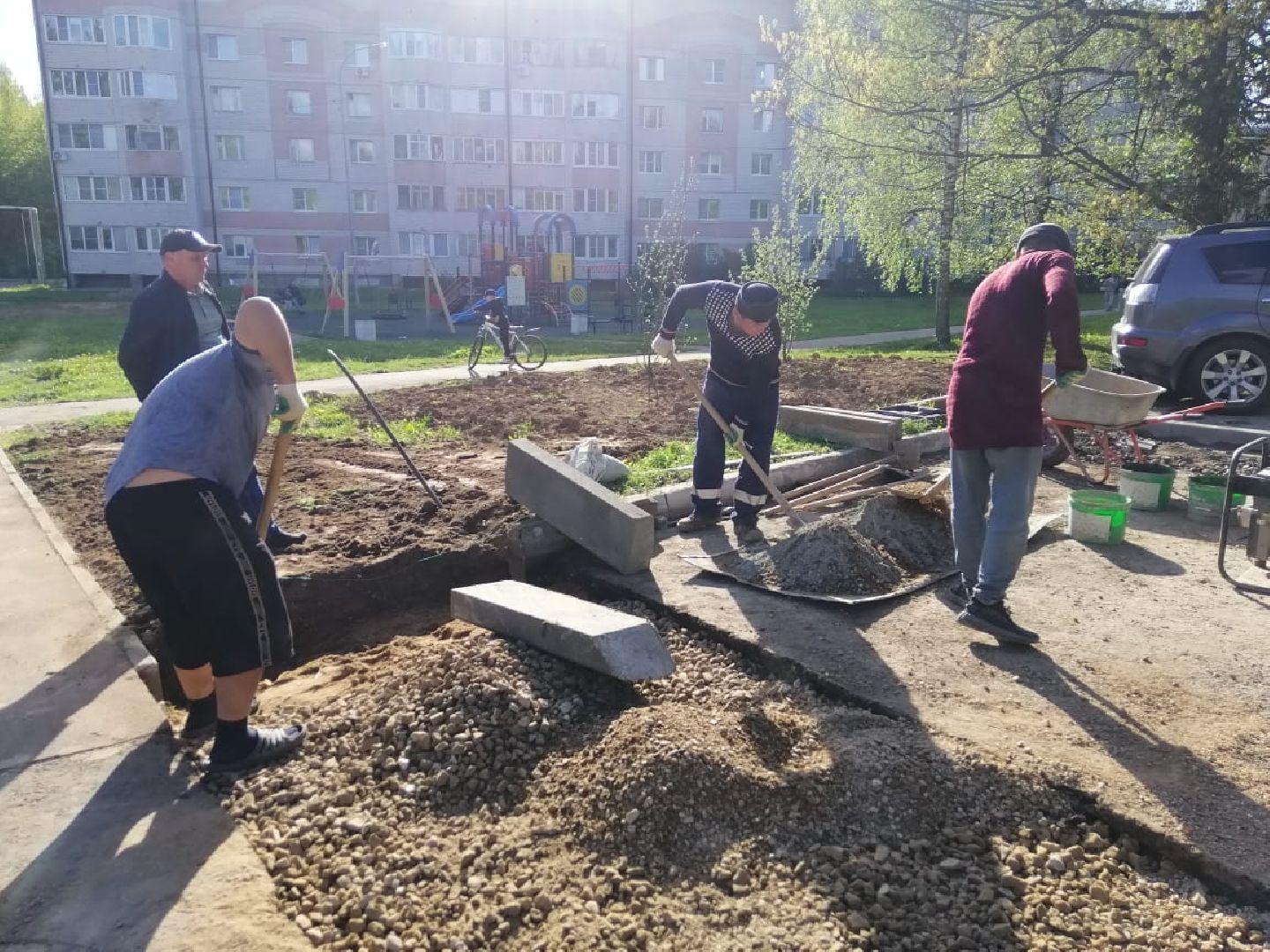 городской округ восход, благоуйстройство, строителсьтво, жкх,