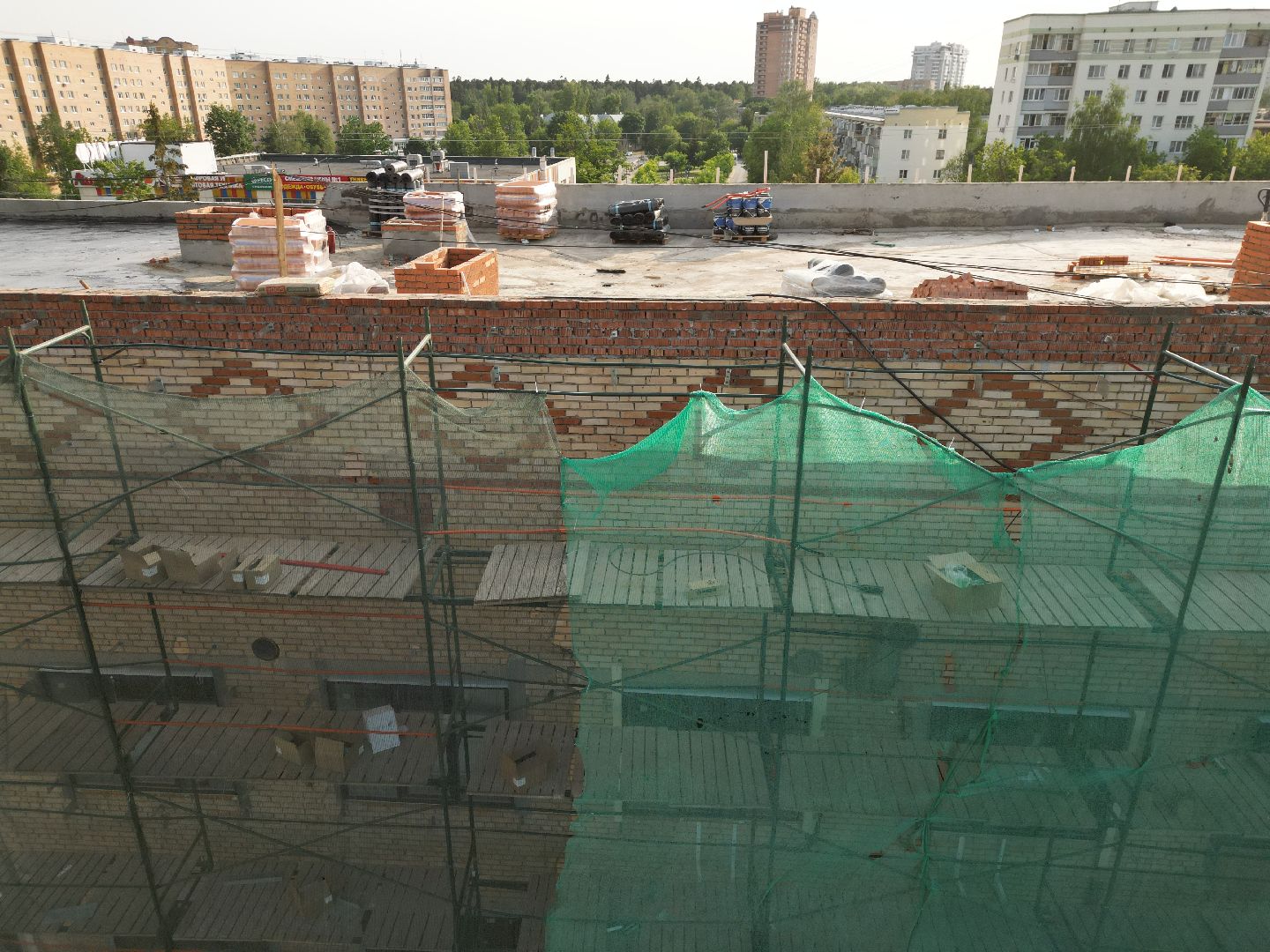 видео с коптера, поликлиника 9 в ивантеевке, медицина в пушкино,