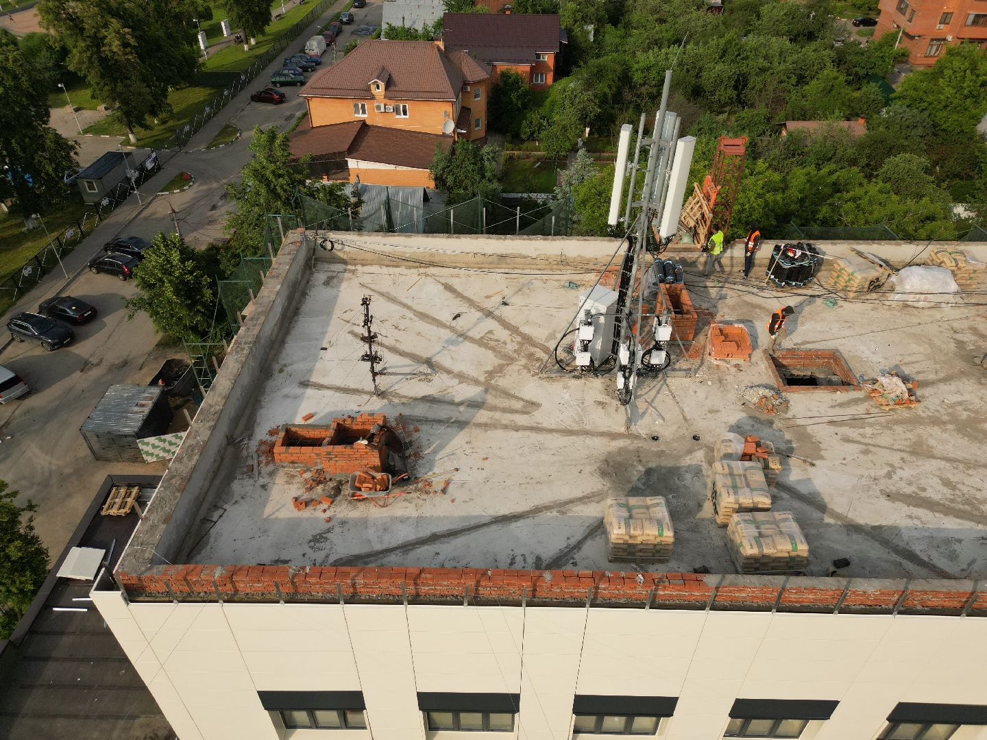 видео с коптера, поликлиника 9 в ивантеевке, медицина в пушкино,