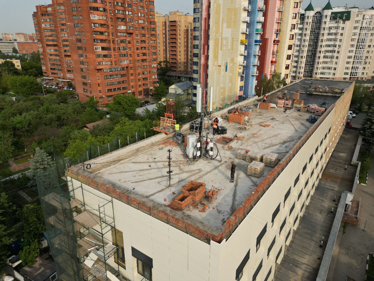 видео с коптера, поликлиника 9 в ивантеевке, медицина в пушкино,