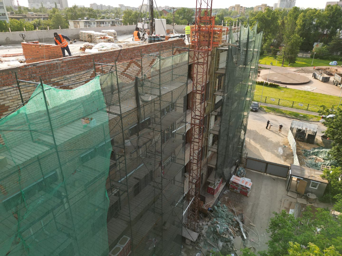 видео с коптера, поликлиника 9 в ивантеевке, медицина в пушкино,